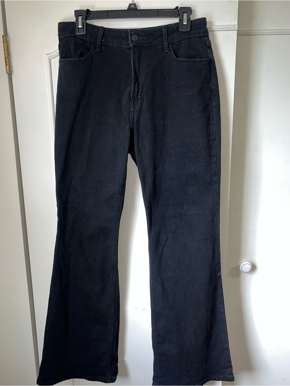 Old Navy Black Flare Wide-Leg Jeans